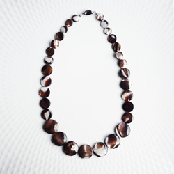 50cm Necklace with  Brown Shell 第1張的照片