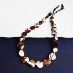 50cm Necklace with  Brown Shell 第6張的照片