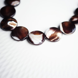50cm Necklace with  Brown Shell 第8張的照片