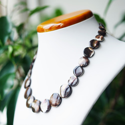 50cm Necklace with  Brown Shell 第10張的照片