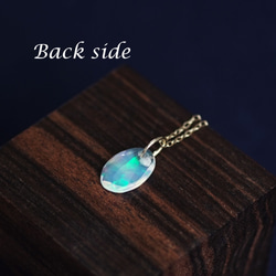 K10 40cm Necklace with Opal. 第9張的照片