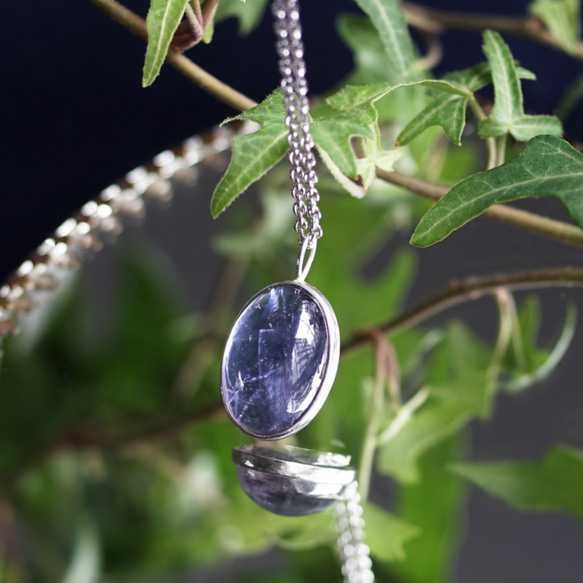 Silver925 45cm Necklace with Iolite. 第1張的照片