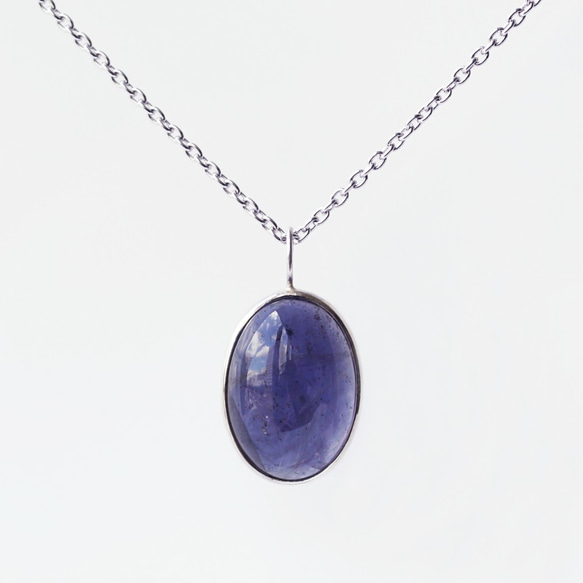 Silver925 45cm Necklace with Iolite. 第2張的照片