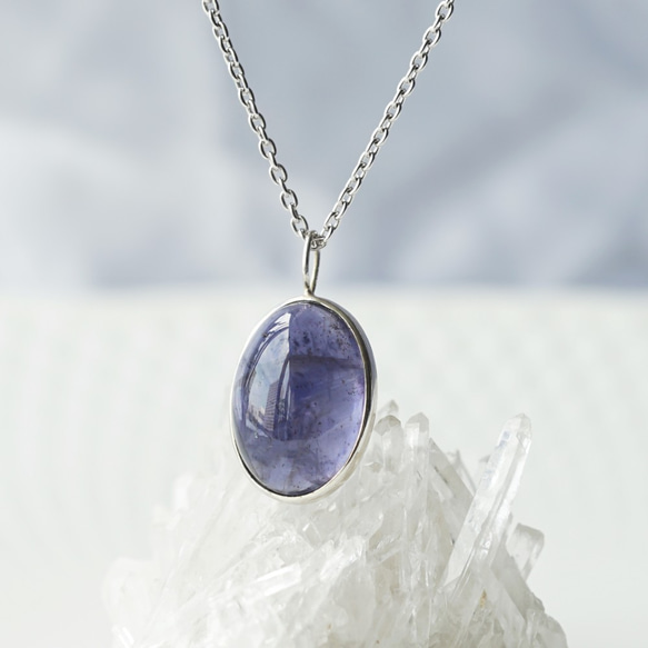 Silver925 45cm Necklace with Iolite. 第7張的照片