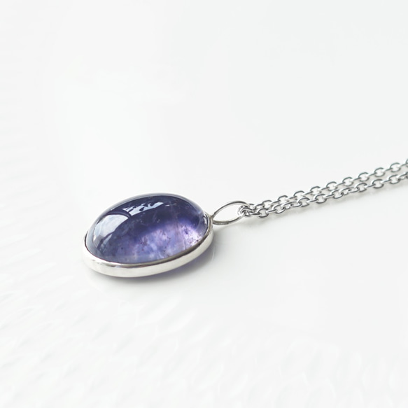 Silver925 45cm Necklace with Iolite. 第9張的照片