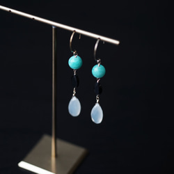 OUTLET☆14KGF pierced earring with moonstone. 第7張的照片
