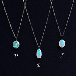 K10 40cm Necklace with Opal. 第5張的照片
