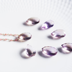 14KGF 5４cm Ametrine and inca rose necklace 第10張的照片