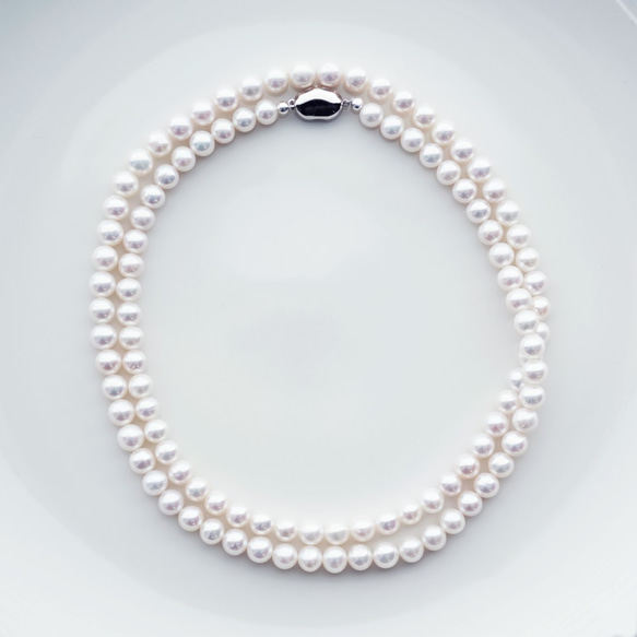 80cm Necklace with fresh water pearl 第5張的照片