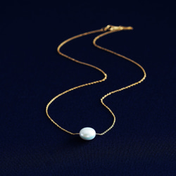 14KGF 45cm Necklace with Pearl(fresh water) 第2張的照片