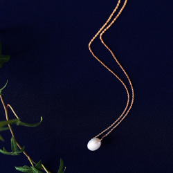 14KGF 45cm Necklace with Pearl(fresh water) 第8張的照片