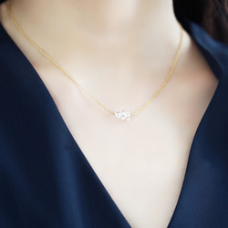 K14GF 40cm Necklace with Herkimer diamond 第9張的照片