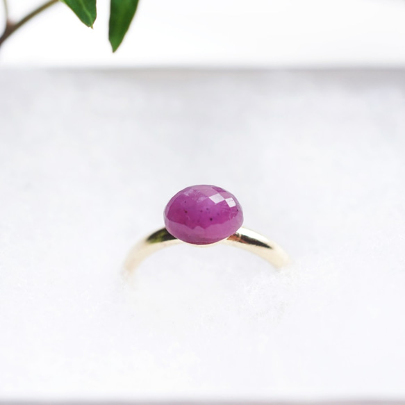 Free size ring with pink sapphire　＃11～ 第8張的照片