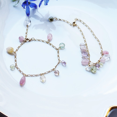 ハンドメイド 天然石 ブレスレット 天然石のオーダーメイドブレスレットと石の解説書 | iichi 日々