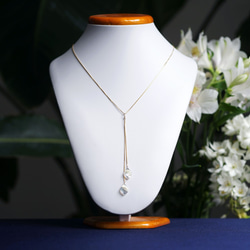 14KGF 50cm Necklace with white shell. 第7張的照片