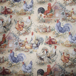 オリエンタルな生地 残りわずか 輸入生地 オリエンタルな壺の柄 50cm 生地 キャナリエール