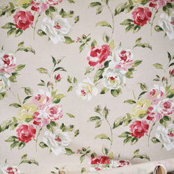 残りわずか 輸入生地 オリエンタルな壺の柄 50cm 生地 キャナリエール