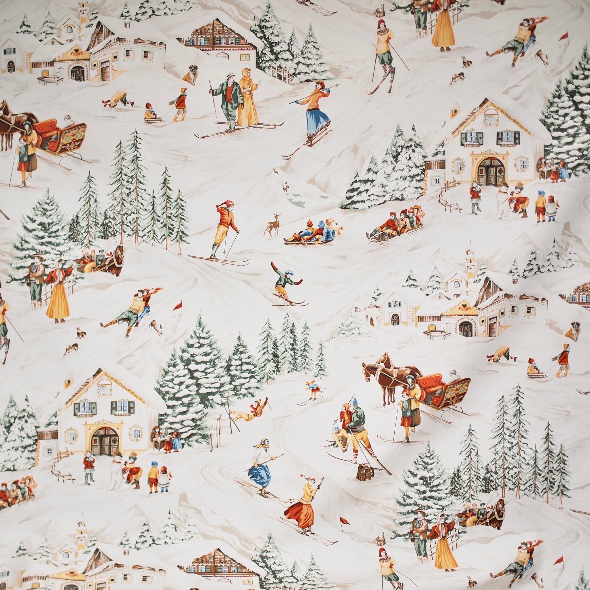 pierre frey、ピエールフレイ　テーブルクロス Pierre Charpinデザイン Grid テーブルクロス ブルーグレー – トレファ