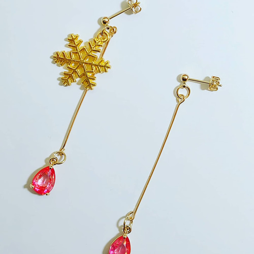 ピンのアクセサリー 猗窩座 上弦の参 ピアス（スタッド・一粒） カイル