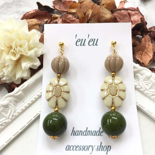 イヤリングお花大振り♡ 【公式通販】