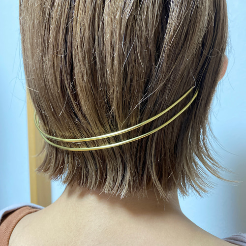 オーダー用 ヘアカフ カチューシャ brass mill 通販｜Creema(クリーマ 