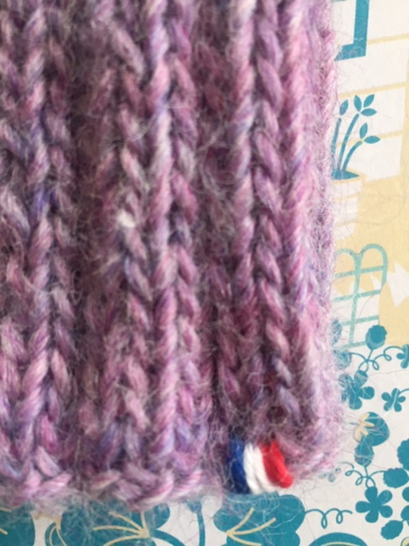 優しい薄紫アルパカ混合ニット帽☆フランスより送料無料 3枚目の画像