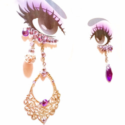 ❤VIP品★Queen VioletSpinel Tears★partyまつげ クィーン バイオレット スピネル ティア 4枚目の画像