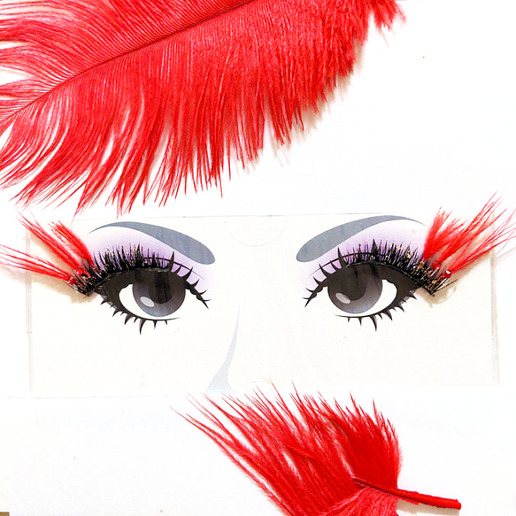 ❤感謝品★Carnival Red★partyまつげ カーニバル レッド●送無料●即買不可 4枚目の画像