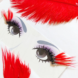 ❤感謝品★Carnival Red★partyまつげ カーニバル レッド●送無料●即買不可 6枚目の画像