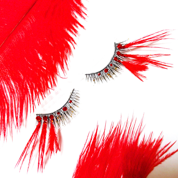 ❤感謝品★Carnival Red★partyまつげ カーニバル レッド●送無料●即買不可 9枚目の画像