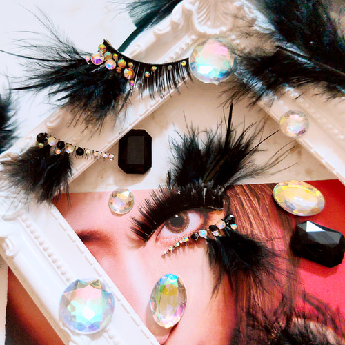 ❤★Super Black Swan★上下partyまつげスーパーブラックスワン ❤☆Super Black Swan☆上下partyまつげ スーパー ブラック