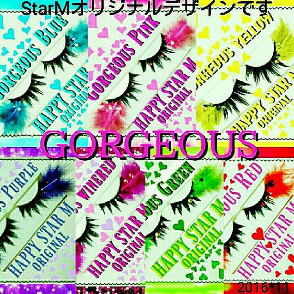 ❤★Gorgeous★StarMシリーズ★partyまつげ★送無料★即買不可 6枚目の画像