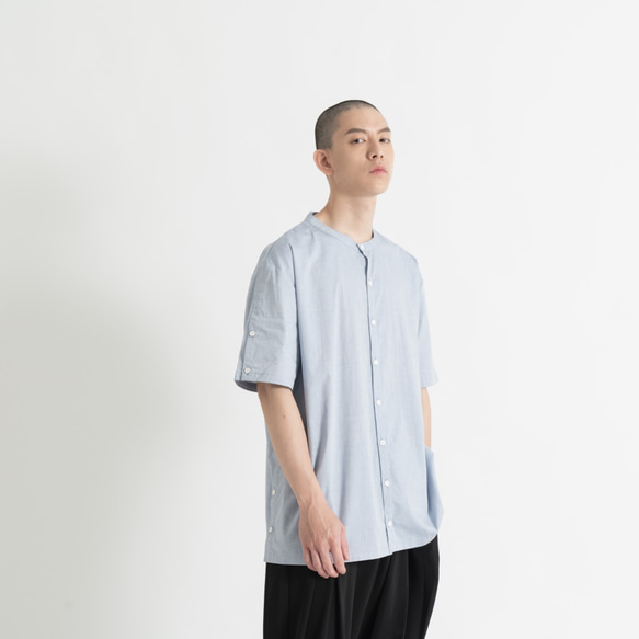 8 lie down . 釦子襯衫 第6張的照片