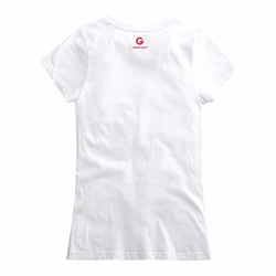 Love Design Wenchuang Tシャツ（女性向けバージョン）（白） 2枚目の画像