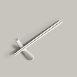 GeckoDesign Balanced 平衡箸筷架組 (摩登黑) 第4張的照片