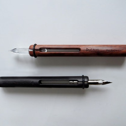 [新製品] GeckoDesign Harmony Pen（Purple Tan）x tacit ink bottle（roun 3枚目の画像