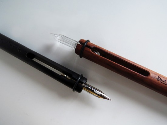 [新製品] GeckoDesign Harmony Pen（Purple Tan）x tacit ink bottle（roun 4枚目の画像