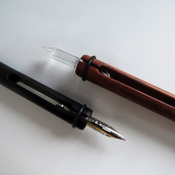 【新品上市】GeckoDesign 和諧之筆(黑檀) x 默契墨水瓶(長) 第4張的照片