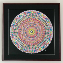 曼荼羅アート「祝福」｜Mandala art “Blessing” | 幸運を呼ぶ