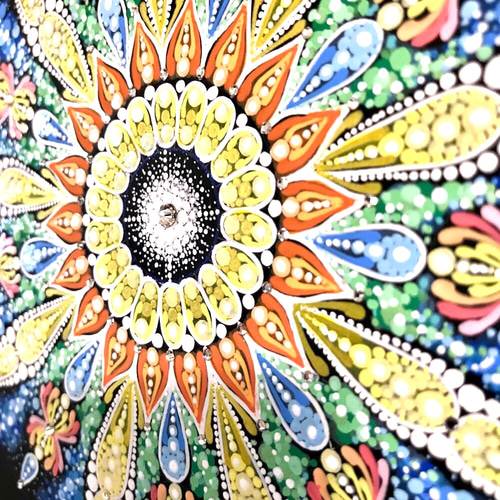 曼荼羅アート“輝く明日