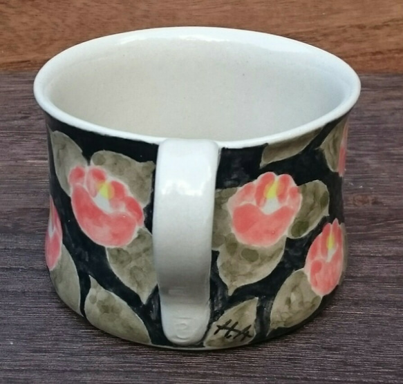 赤椿のマグカップ 4枚目の画像