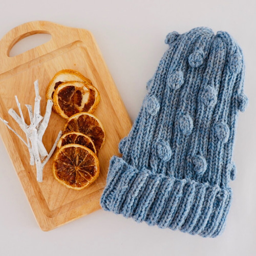 玉編み模様のニット帽02 ニット帽・ビーニー GFMK 通販 6747863