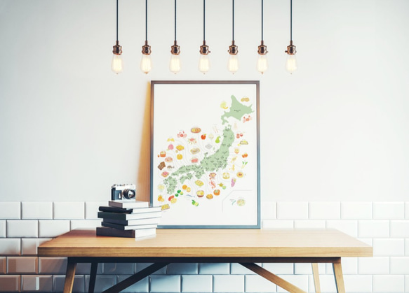 【再×10販】くいしんぼうさんの 「日本地図」 1枚目の画像