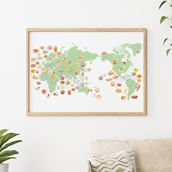 くいしんぼうさんの 「世界地図」 1枚目の画像