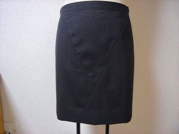 Creema限定販売 裏地・ポケット有りで1枚でキマる☆台形スカート/Sサイズ typeA 1枚目の画像