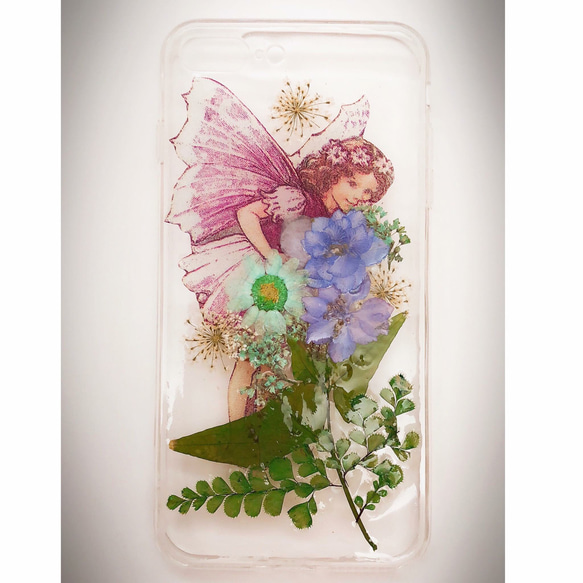 flower fairy花精靈的訴語-押花手機殼 第1張的照片