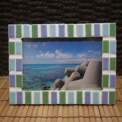 フォトフレーム&波照間島の写真（沖縄の八重山諸島） 1枚目の画像