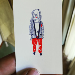 似顔絵 ✿ リクエスト似顔絵④ @minachanxx 🦋 . サイズ間違えて描い