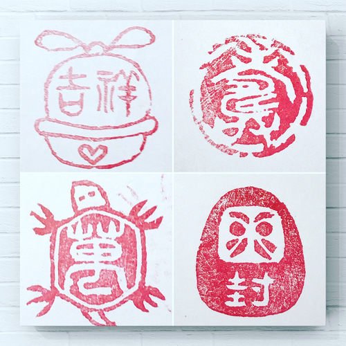 ご相談の上ご希望の遊印（篆刻印、落款印）を作成致します