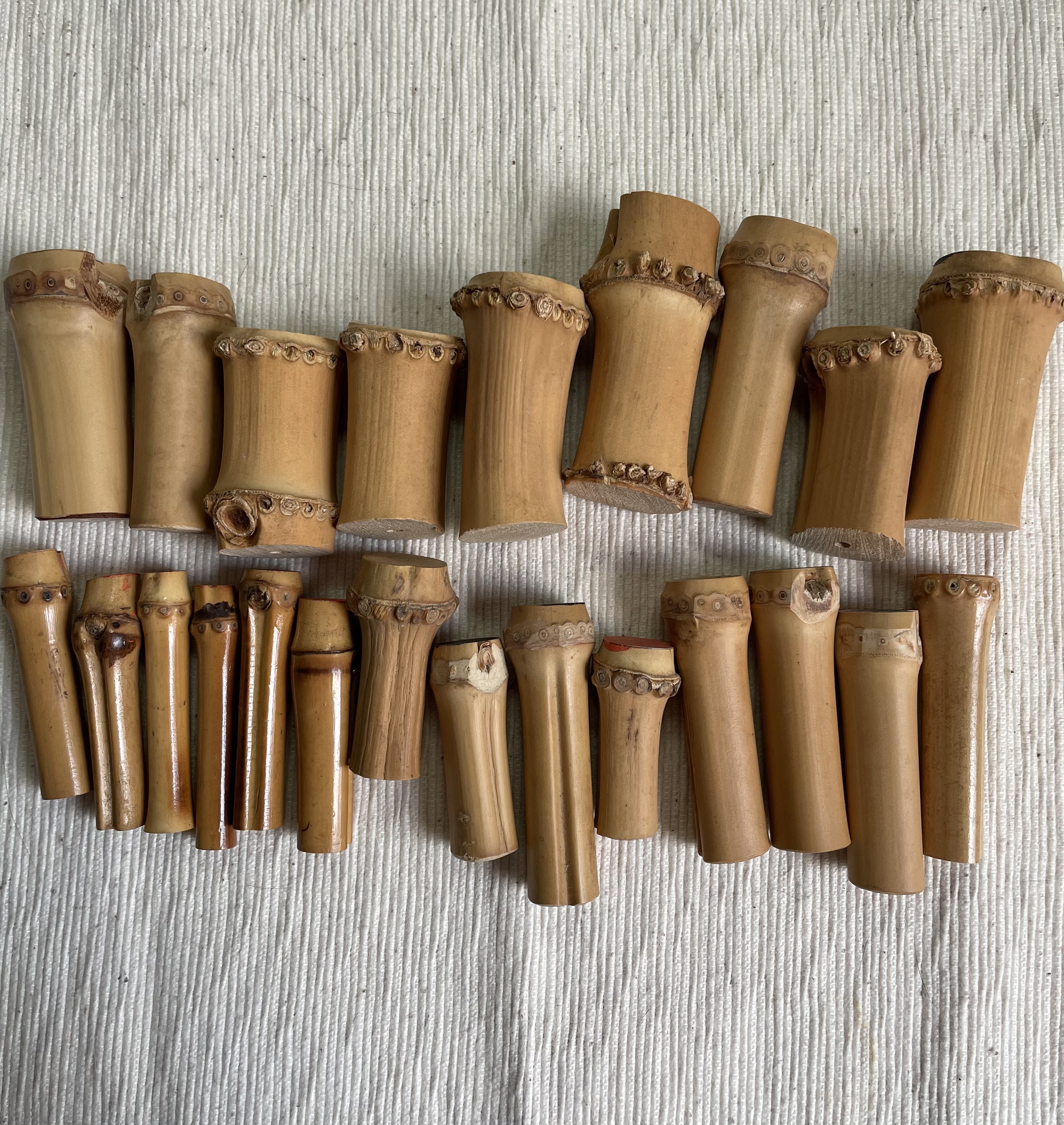 趣のある竹印（朱竹印、竹根印）をお作りします♪